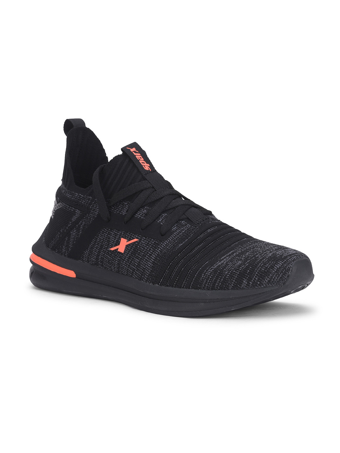 

Sparx Men Black Mesh Running Non-Marking Shoes