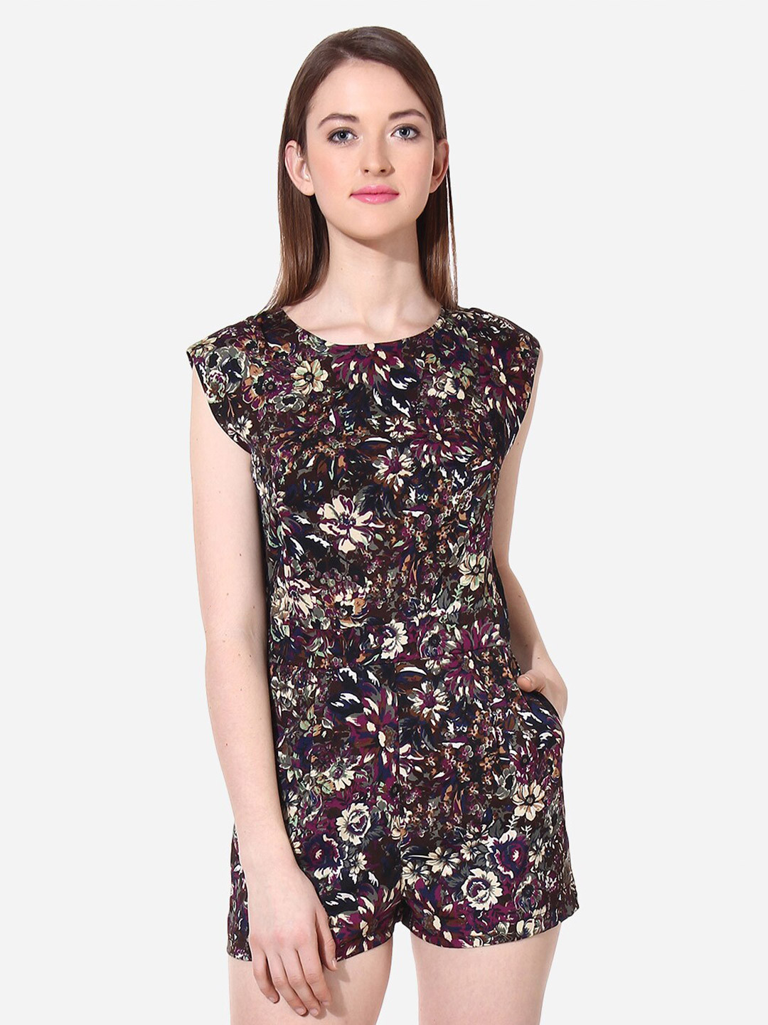 

Oxolloxo Black & Grey Printed Jumpsuit
