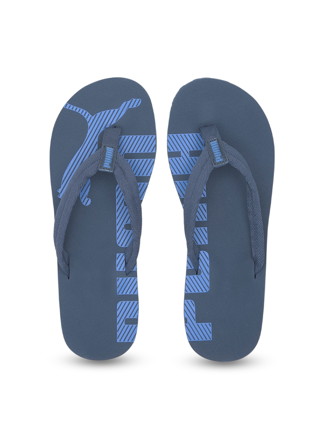 

Puma Unisex Navy Blue Printed Epic Flip v2 Thong Flip-Flops