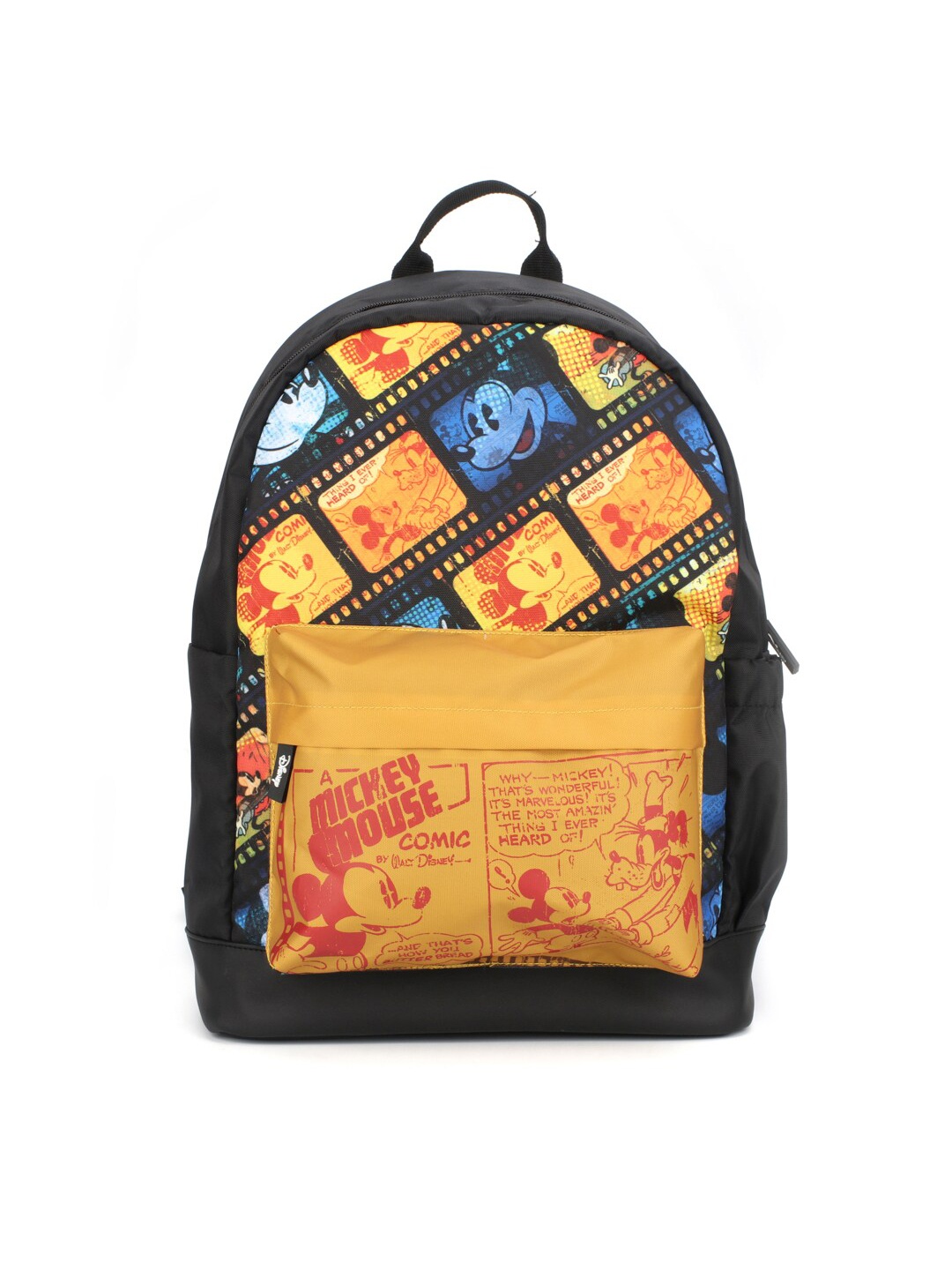 

Disney Unisex Kids Black & Orange Mickey Mouse Printed 15 Inch Laptop Backpack