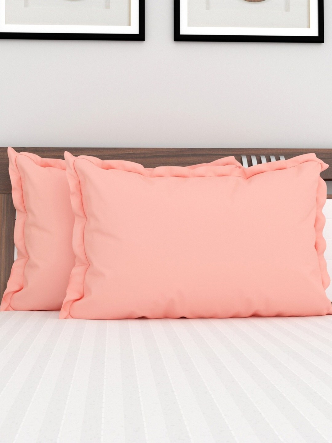 

Home Centre Pink Set of 2 Rectangle Pillow Covers