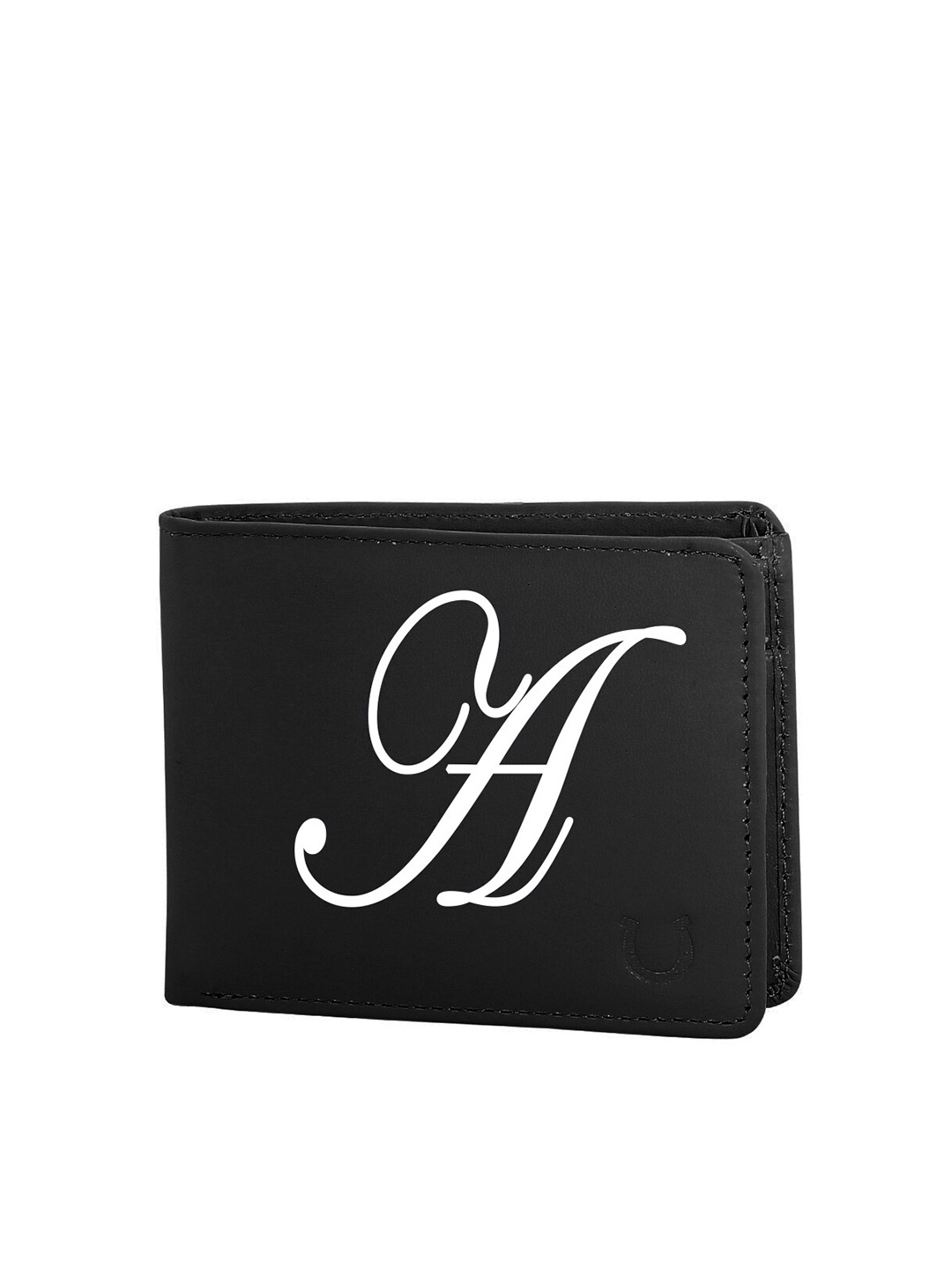 

Blacksmith Men Black & White Typography Printed PU Two Fold Wallet with SD Card Holder