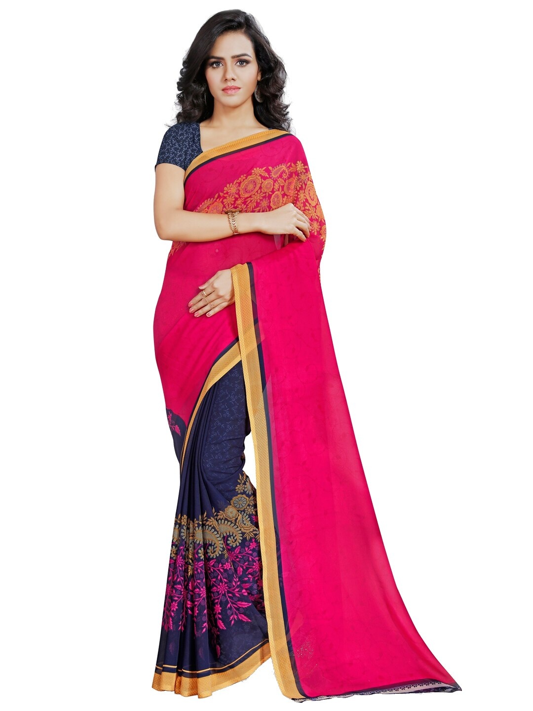 

ANAND SAREES Red & Yellow Pack of 2 Saree