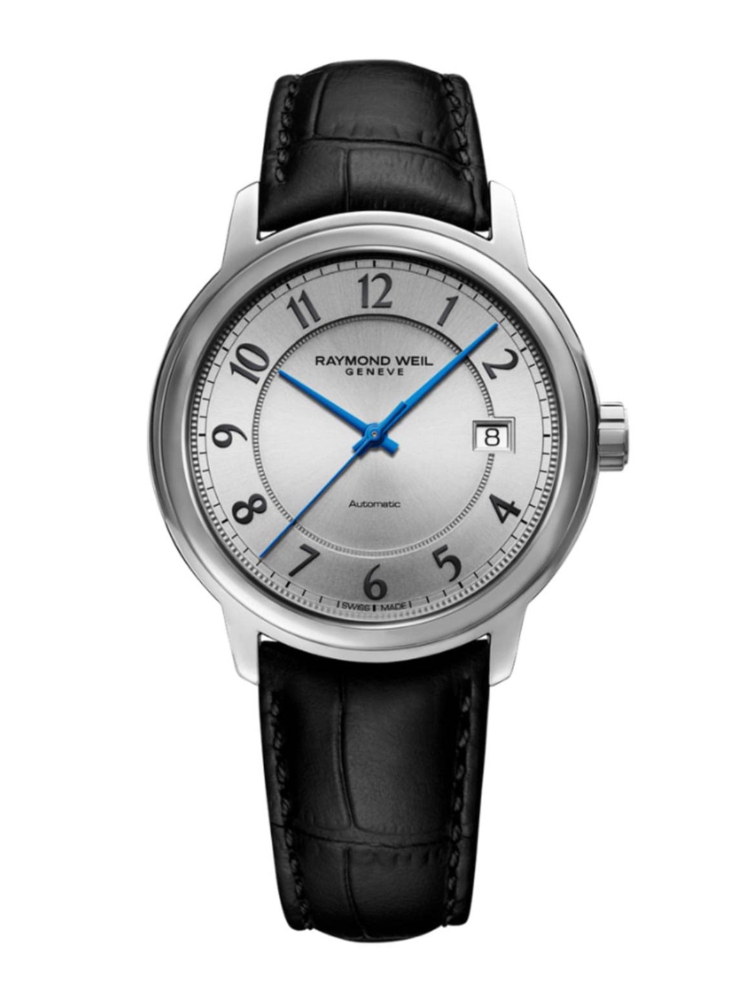 

Raymond Weil Men Silver-Toned Dial Analogue Automatic Motion Powered Watch 2237-STC-05658