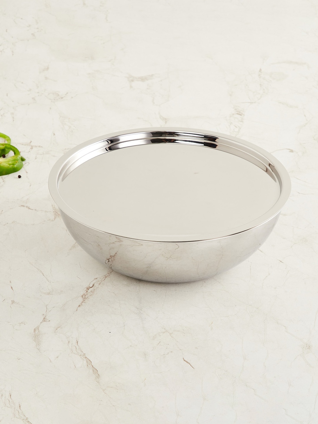 

Home Centre Silver-Toned Carin Induction Tasra With Lid