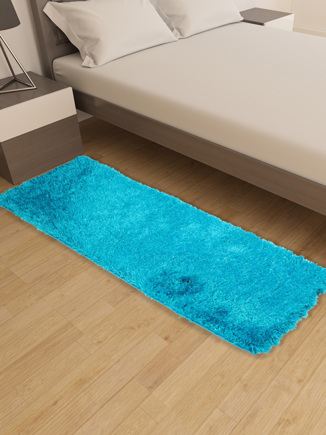 

Homecentre Blue Serene Textured Eyelash Tufted Runner
