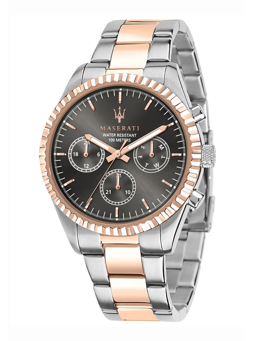 

Maserati Men Black Dial & Multicoloured Analogue Watch R8853100020-Black