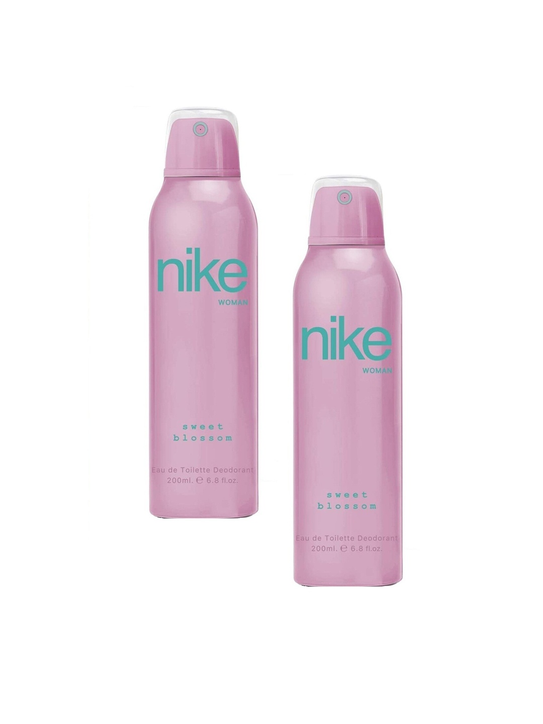 

Nike Women Pack Of 2 Sweet Blossom Deodorant - 200ml Each, Transparent