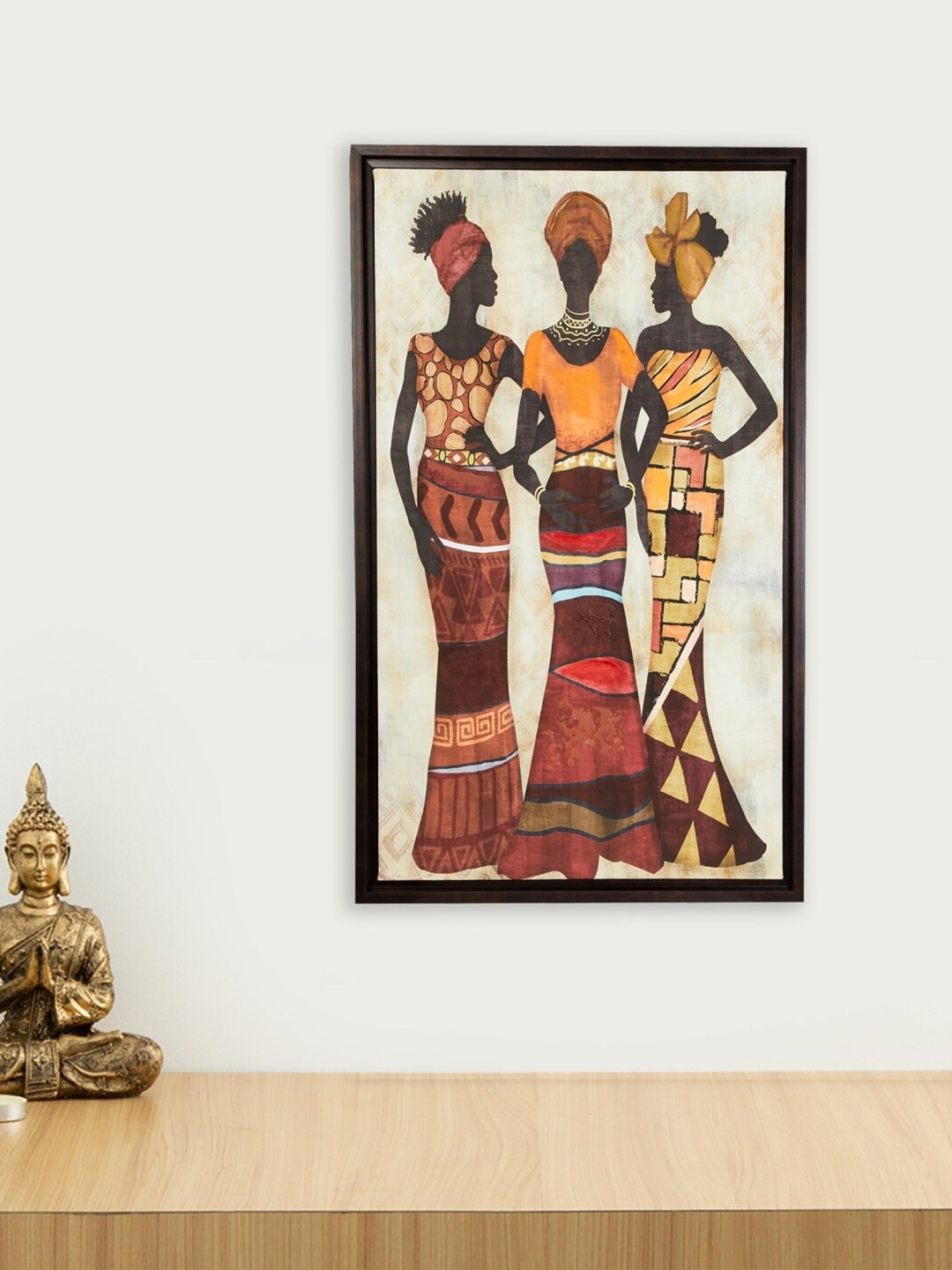 

Home Centre Multicoloured Artistry African Lady Wall Art, Multi