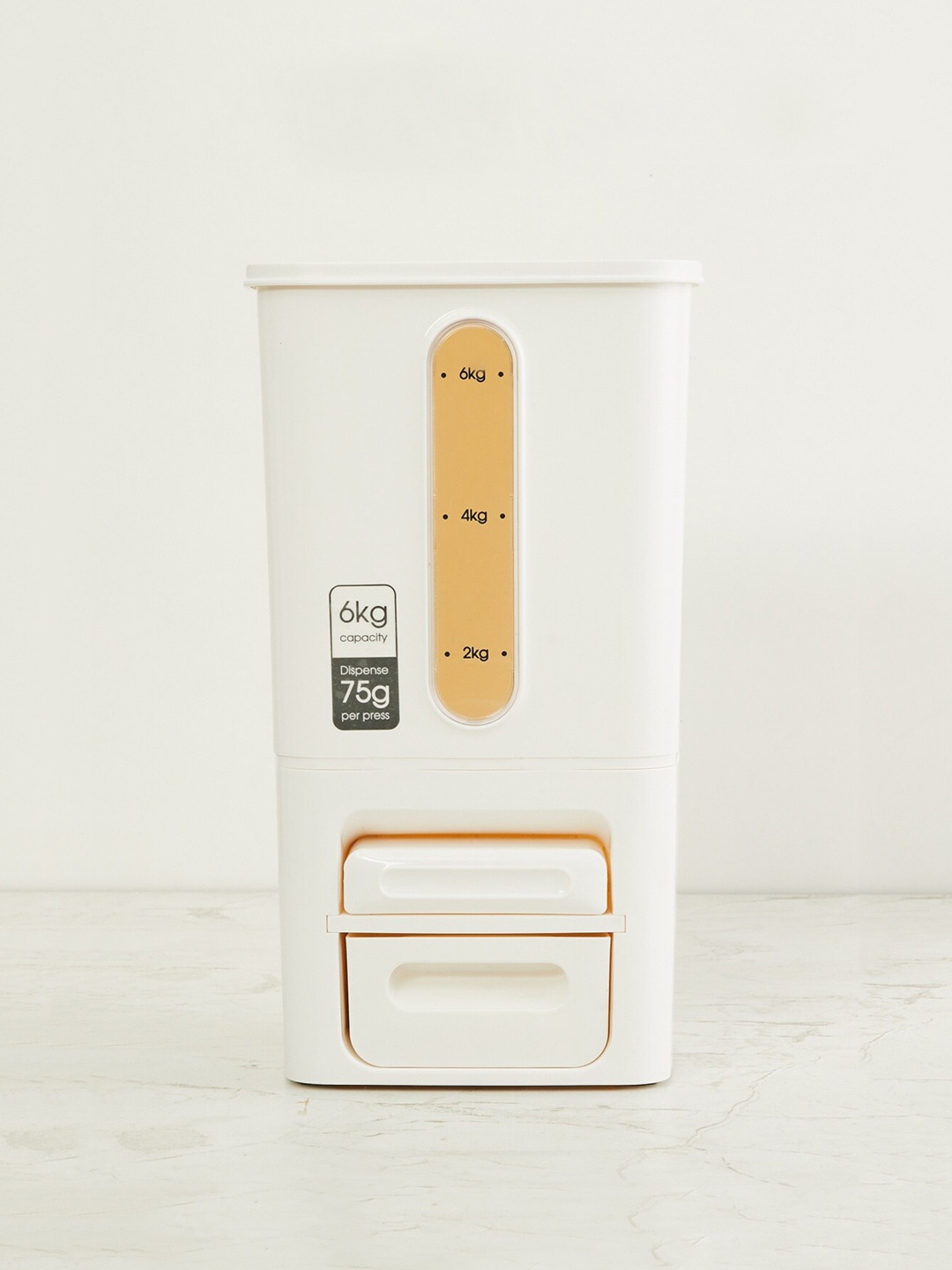 

Home Centre White Palestine Acrylic Rice Dispenser Storage Container