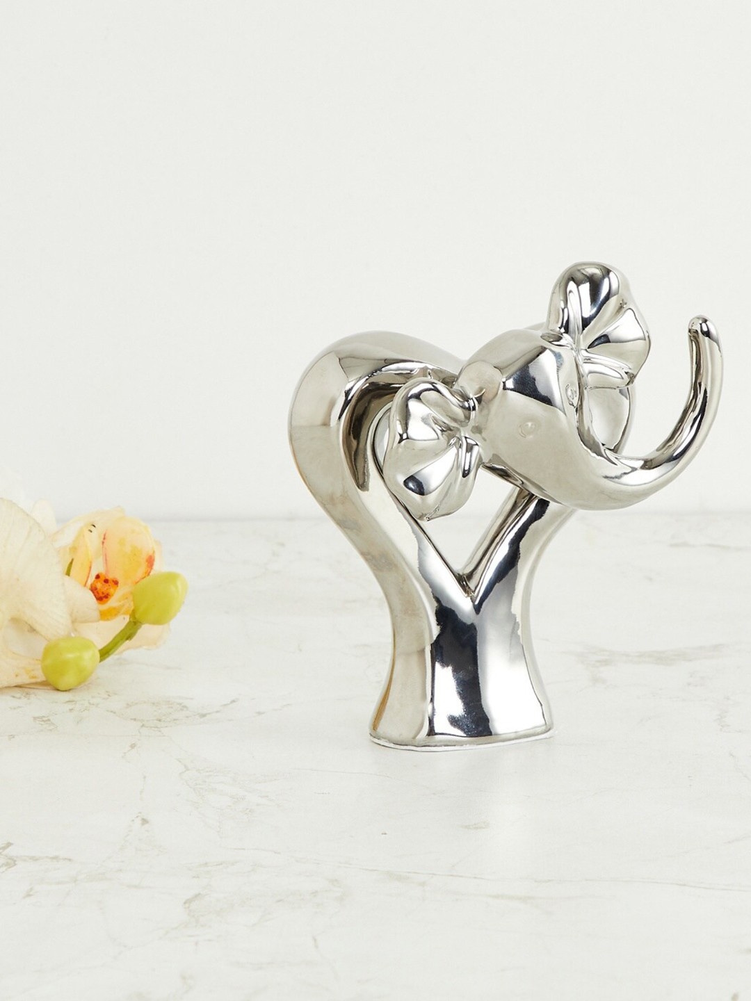 

Home Centre Silver-Toned Vitara Elephant Figurine