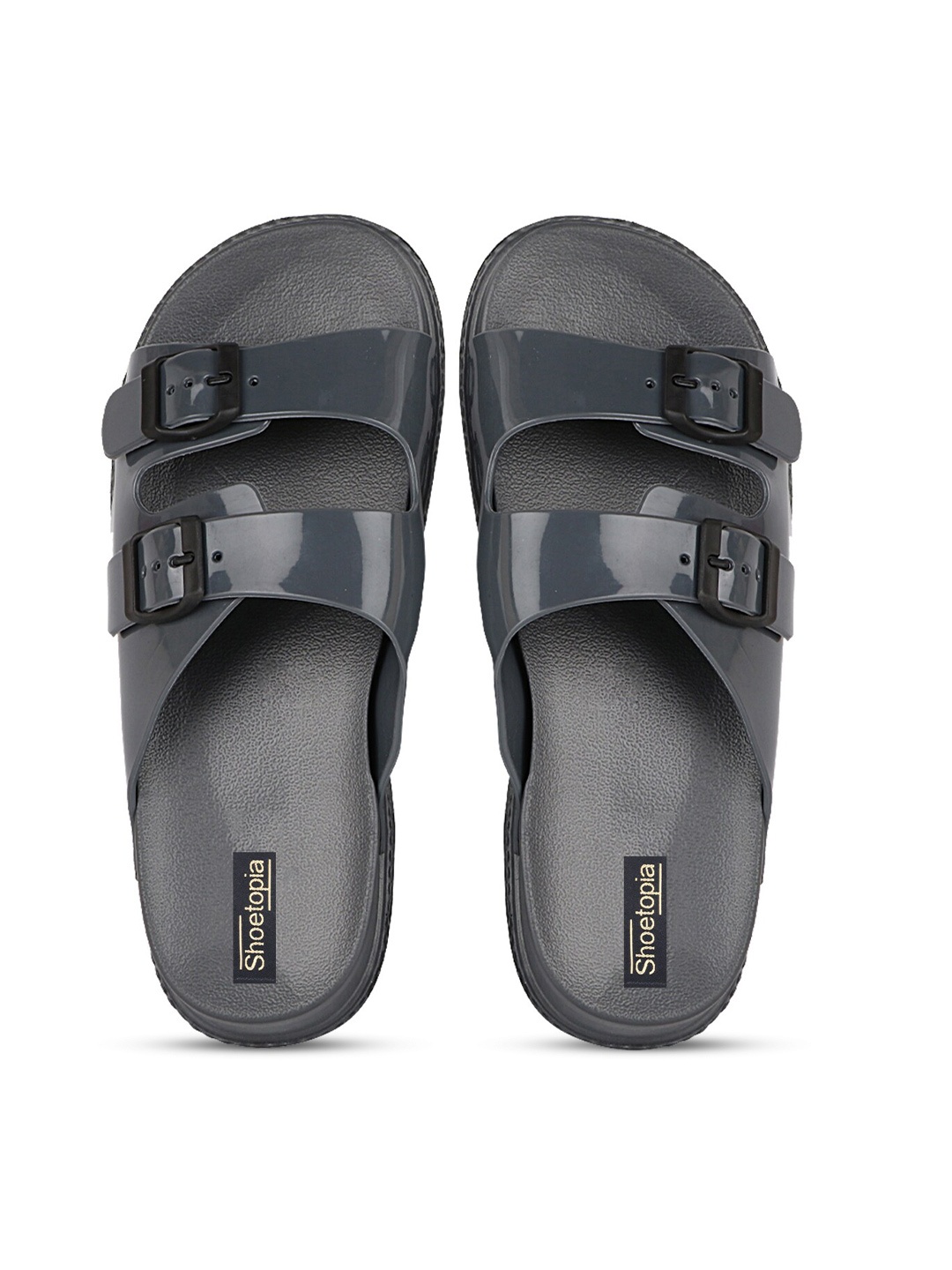 

Shoetopia Women Grey Solid Slip-On