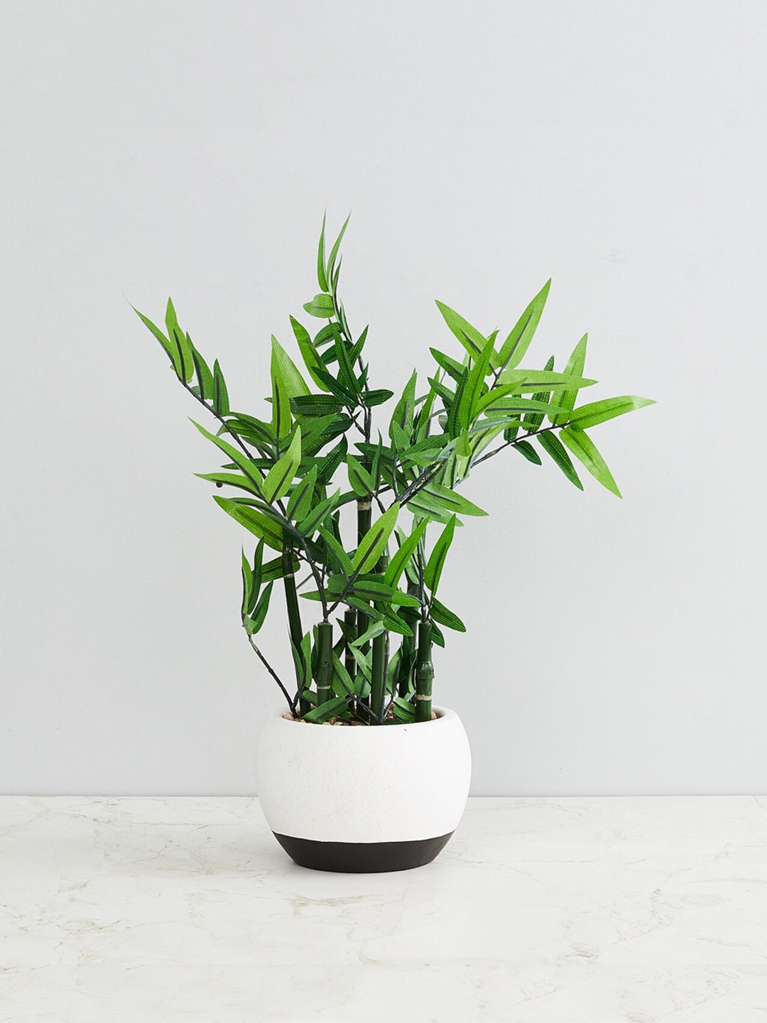 

Homecentre Green Gardenia Artificial Bamboo Plant In Ceramic Pot