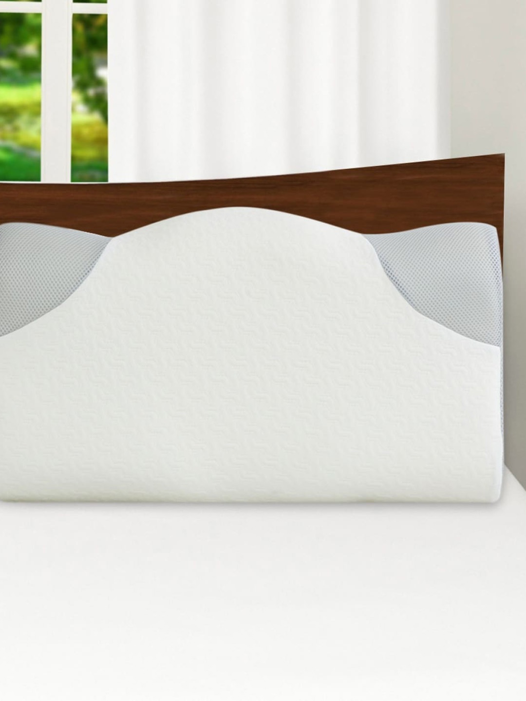 

Home Centre White Solid Corsica Ortho Memory Foam Pillow