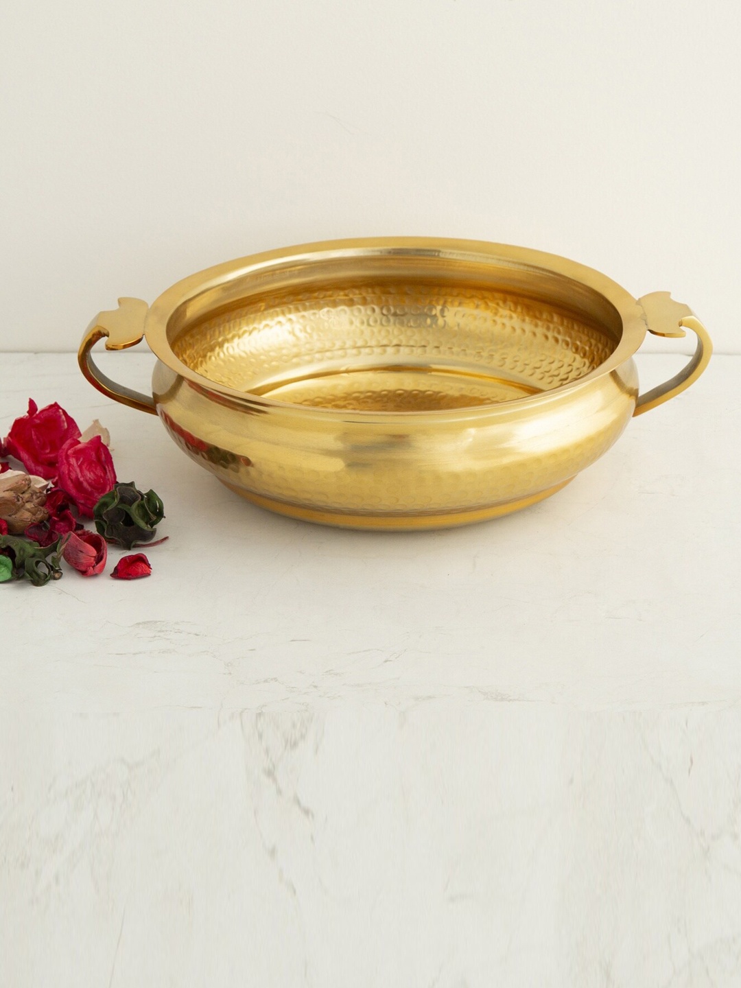

Home Centre Gold-Toned Austin Hammered Urli Bowl