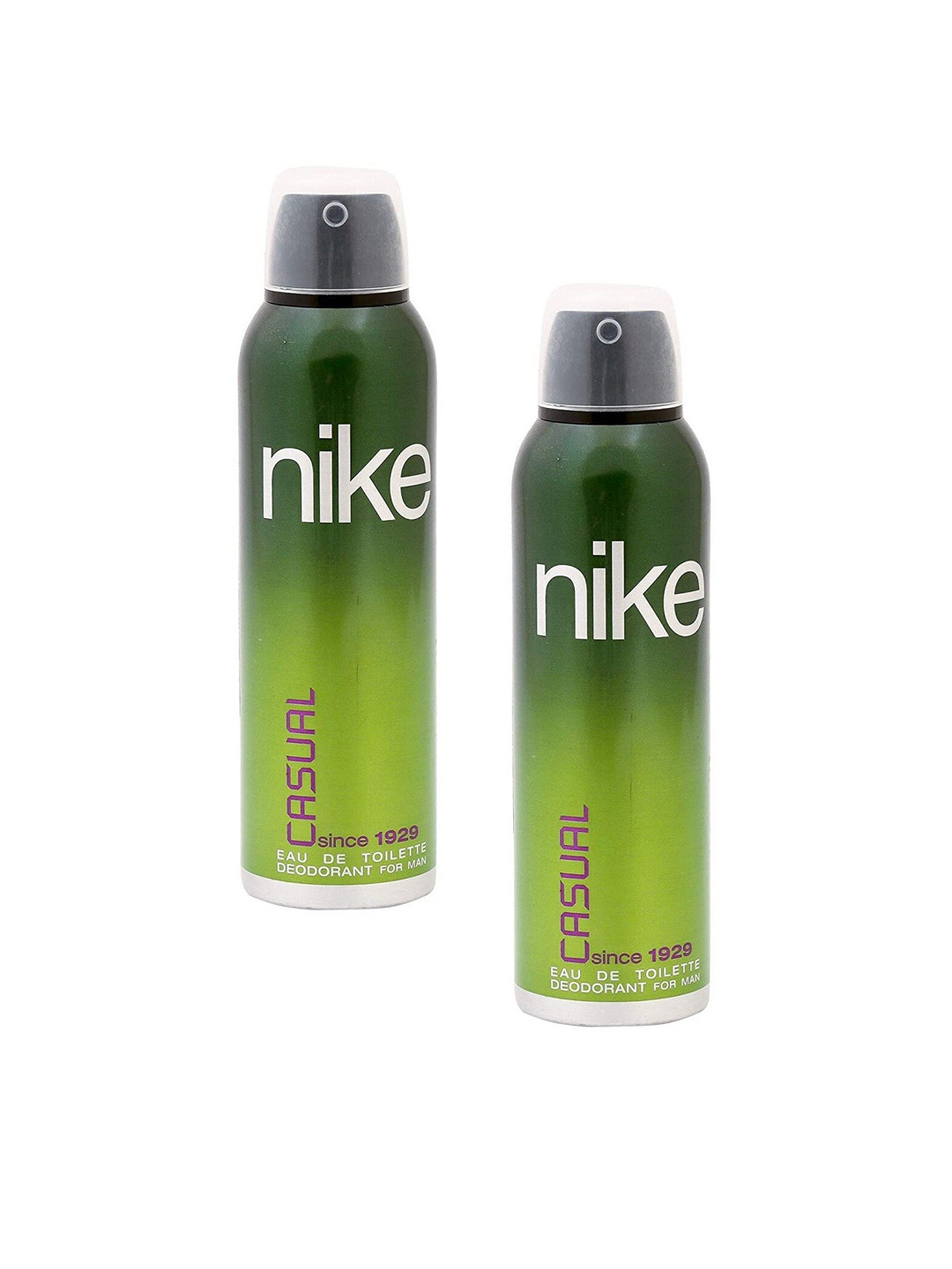 

Nike Pack Of 2 Men Casual Deodorant- 200ml Each, Transparent