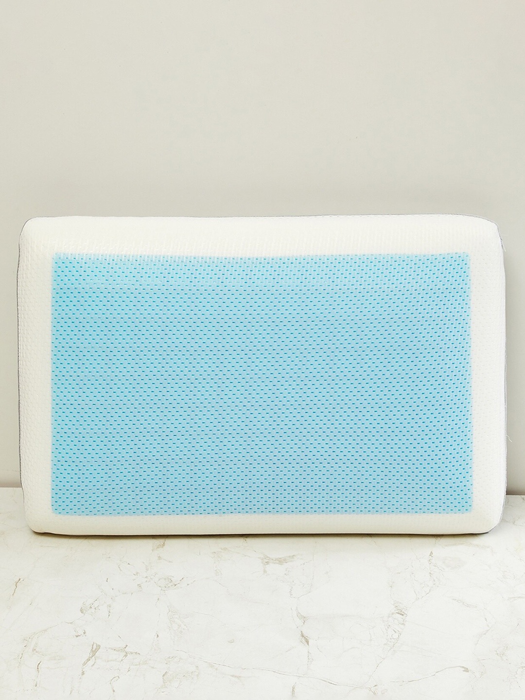 

Home Centre Blue & White Slumber Watercress Gel Pillow