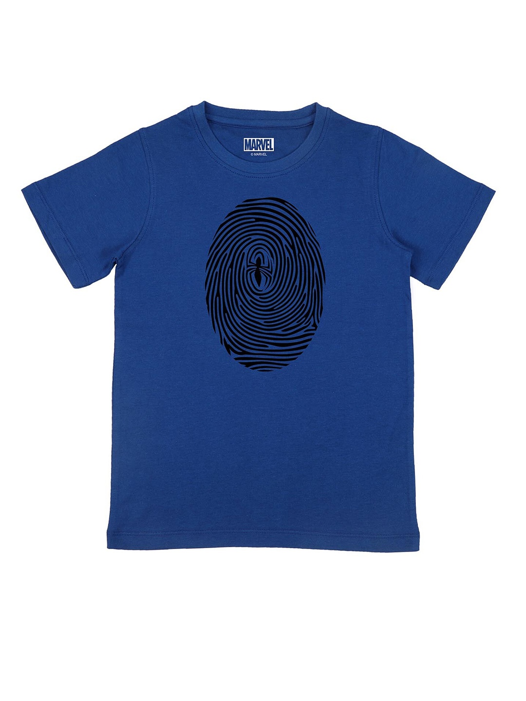 

Marvel by Wear Your Mind Boys Blue Spiderman Printed Cotton Pure Cotton T-shirt