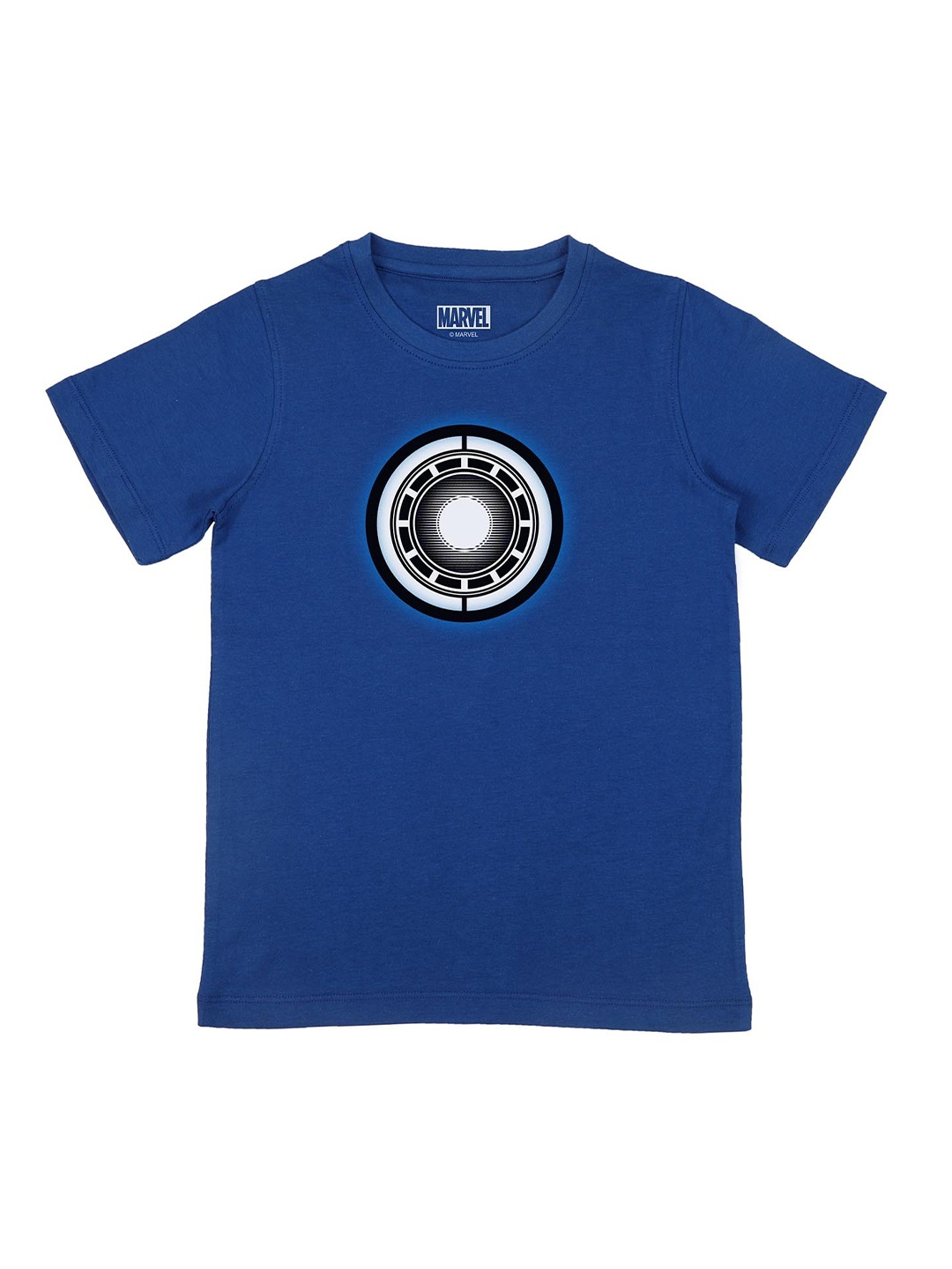 

Marvel by Wear Your Mind Boys Blue Avengers Printed Pure Cotton T-shirt