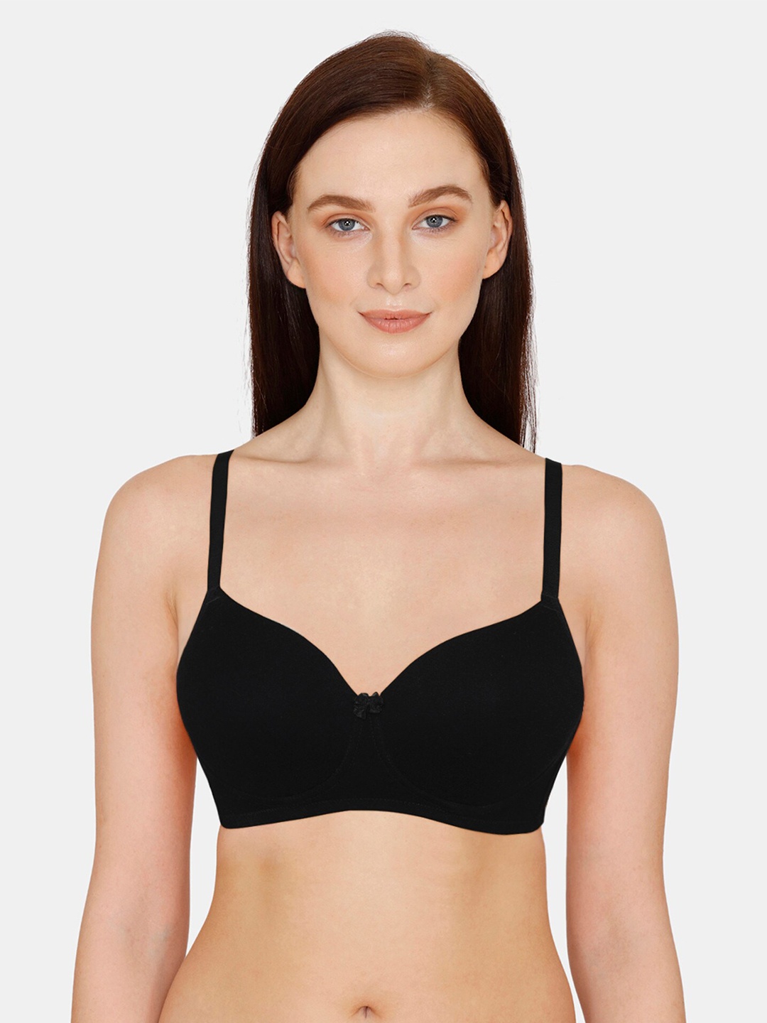 

Zivame Black T-shirt Bra Full Coverage Lightly Padded