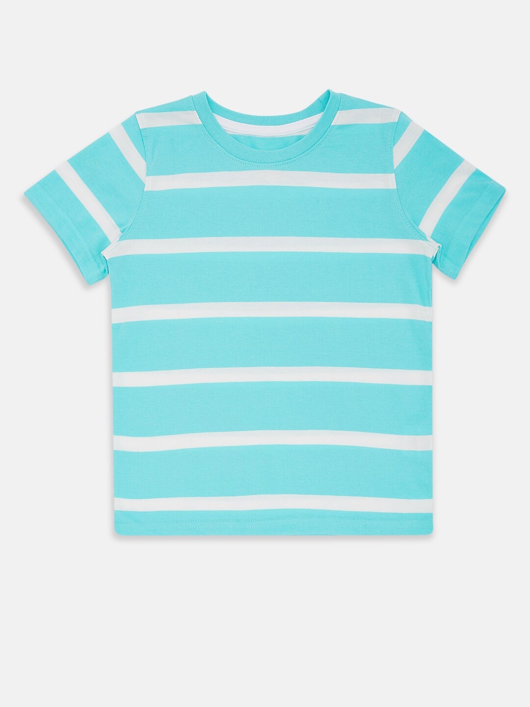 

Pantaloons Junior Boys Blue Striped T-shirt