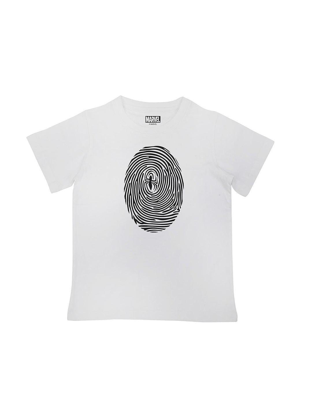 

Marvel by Wear Your Mind Boys White Spiderman Printed T-shirt