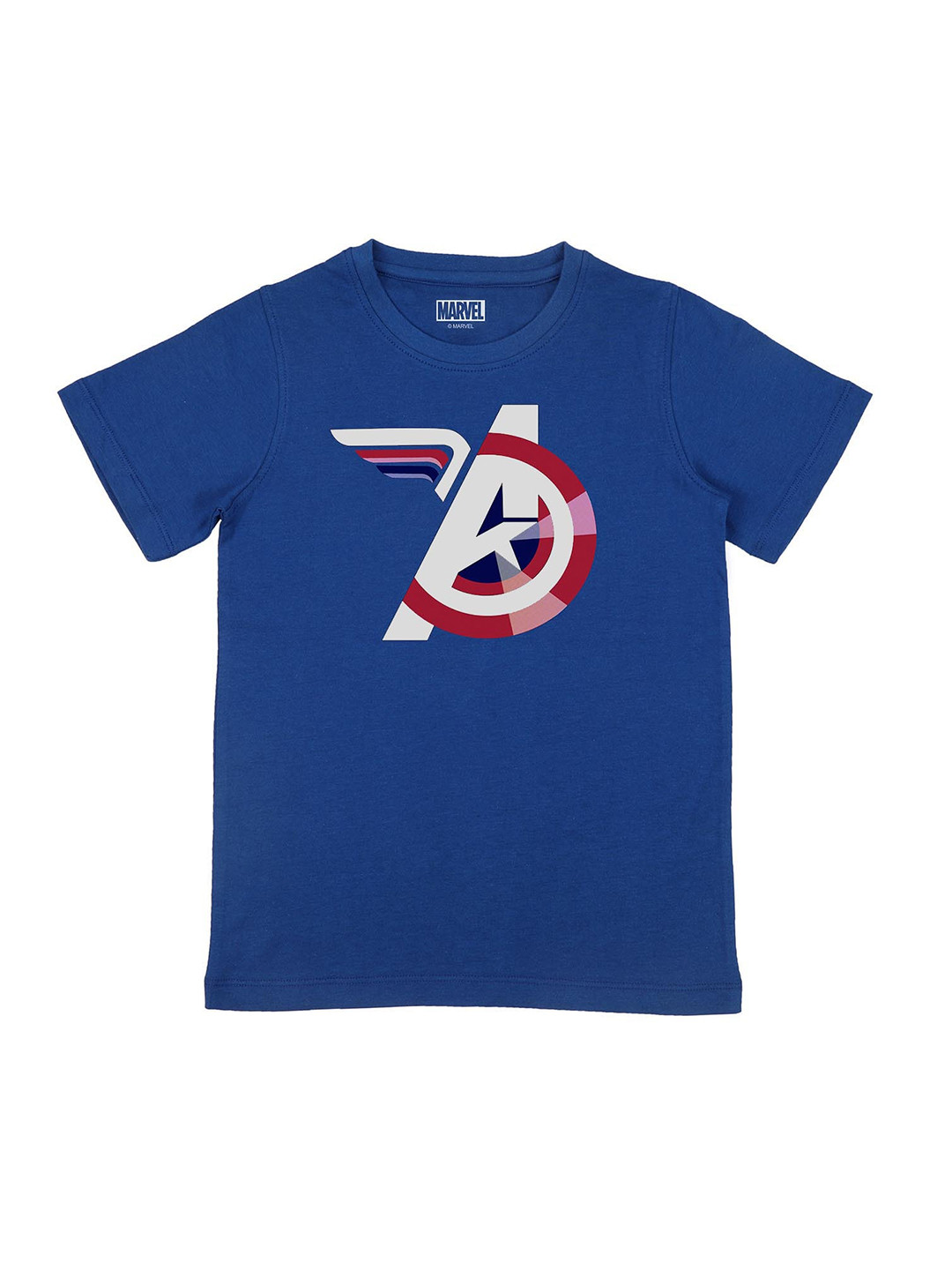 

Marvel by Wear Your Mind Boys Blue Avengers Printed T-shirt