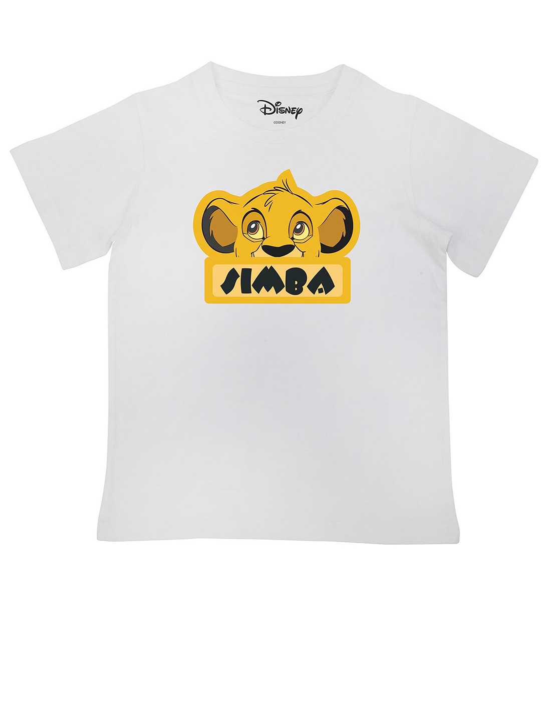 

Disney by Wear Your Mind Boys White Printed T-shirt