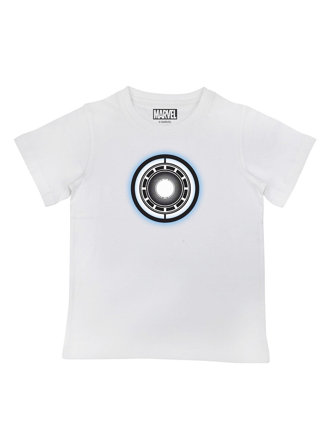 

Marvel by Wear Your Mind Boys White V-Neck T-shirt