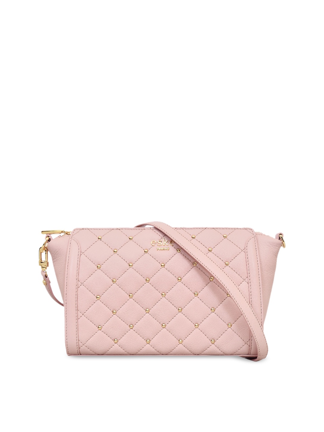 

Eske Rose Embellished Leather Structured Sling Bag