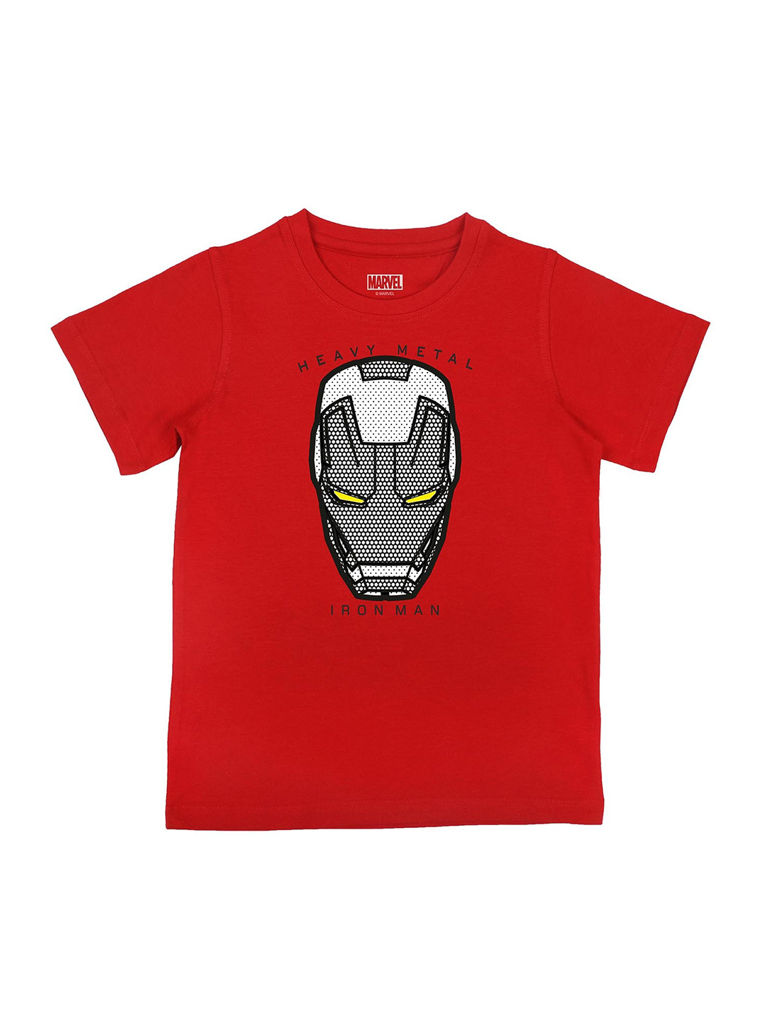 

Marvel by Wear Your Mind Boys Red Avengers Printed Pure Cotton T-shirt
