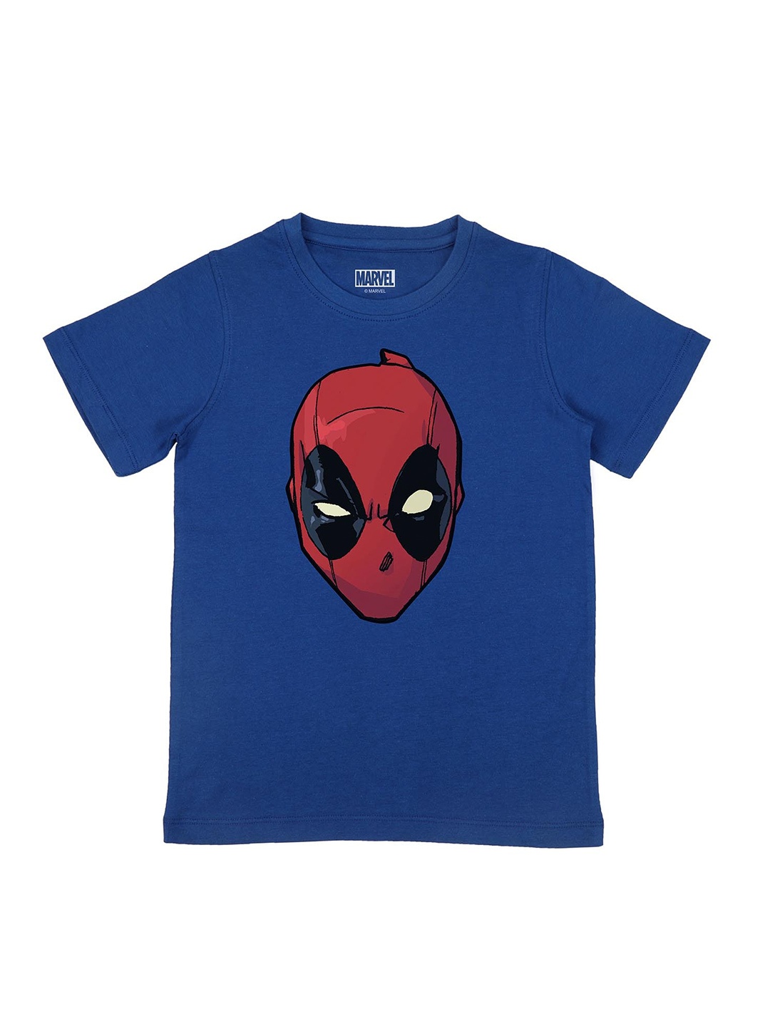 

Marvel by Wear Your Mind Boys Blue Deadpool Printed T-shirt
