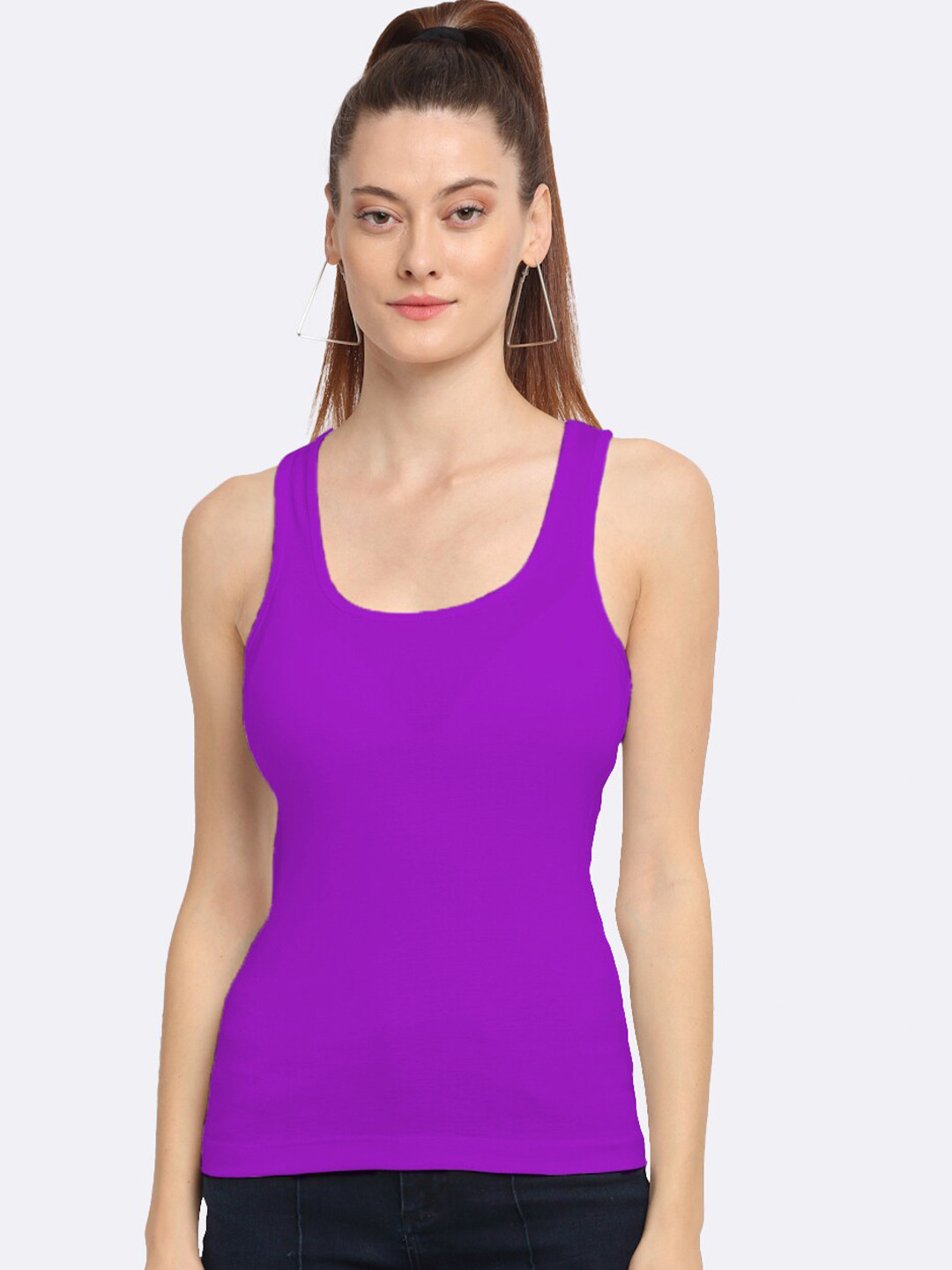 

Friskers Purple Tank Top