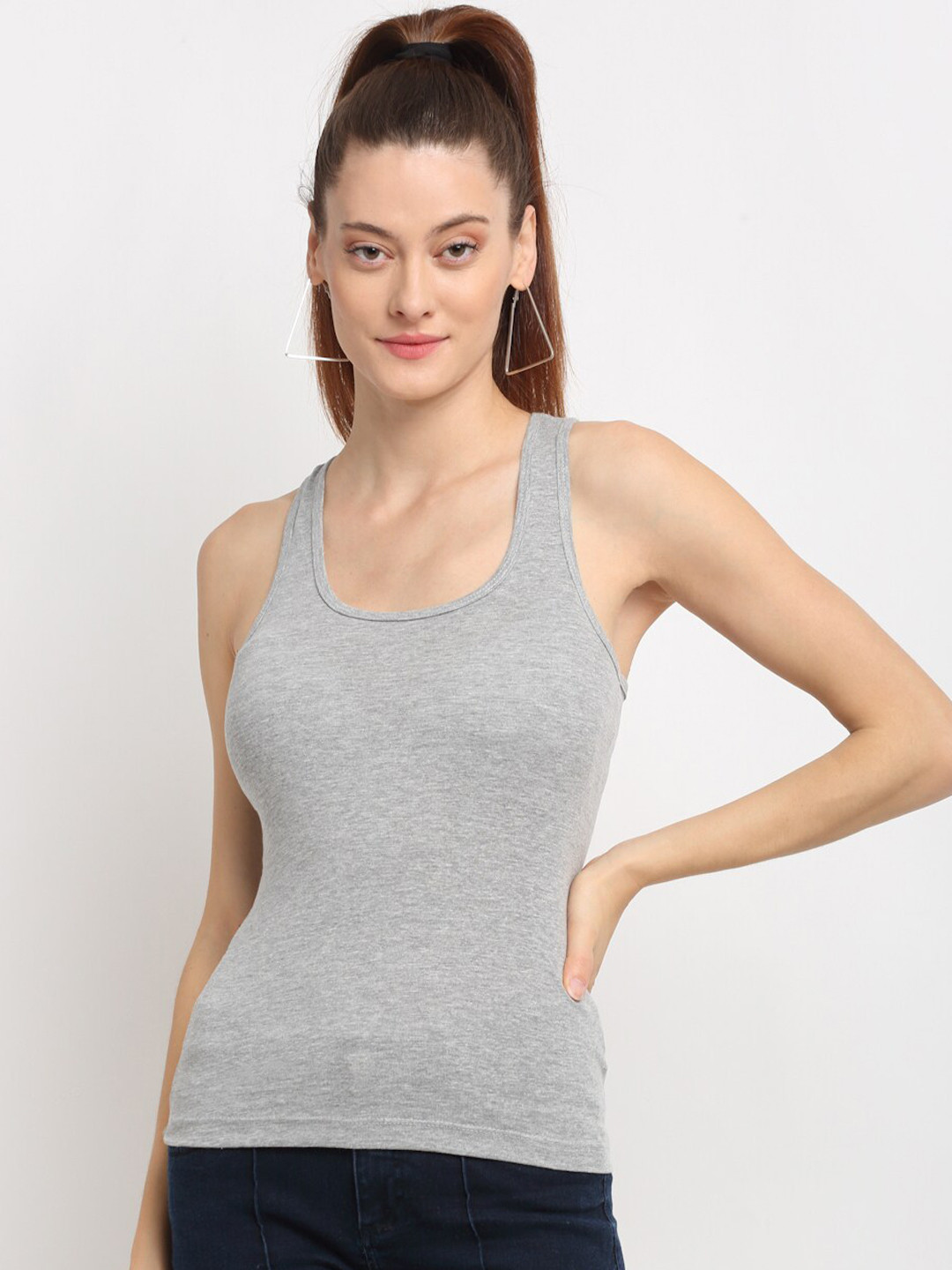 

Friskers Grey Tank Top