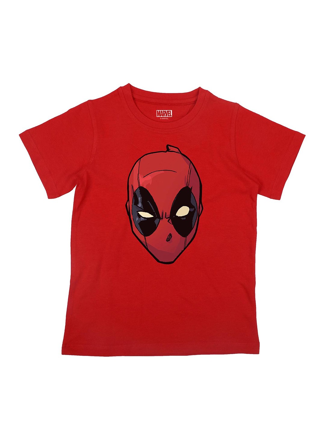 

Marvel by Wear Your Mind Boys Red Printed Applique T-shirt