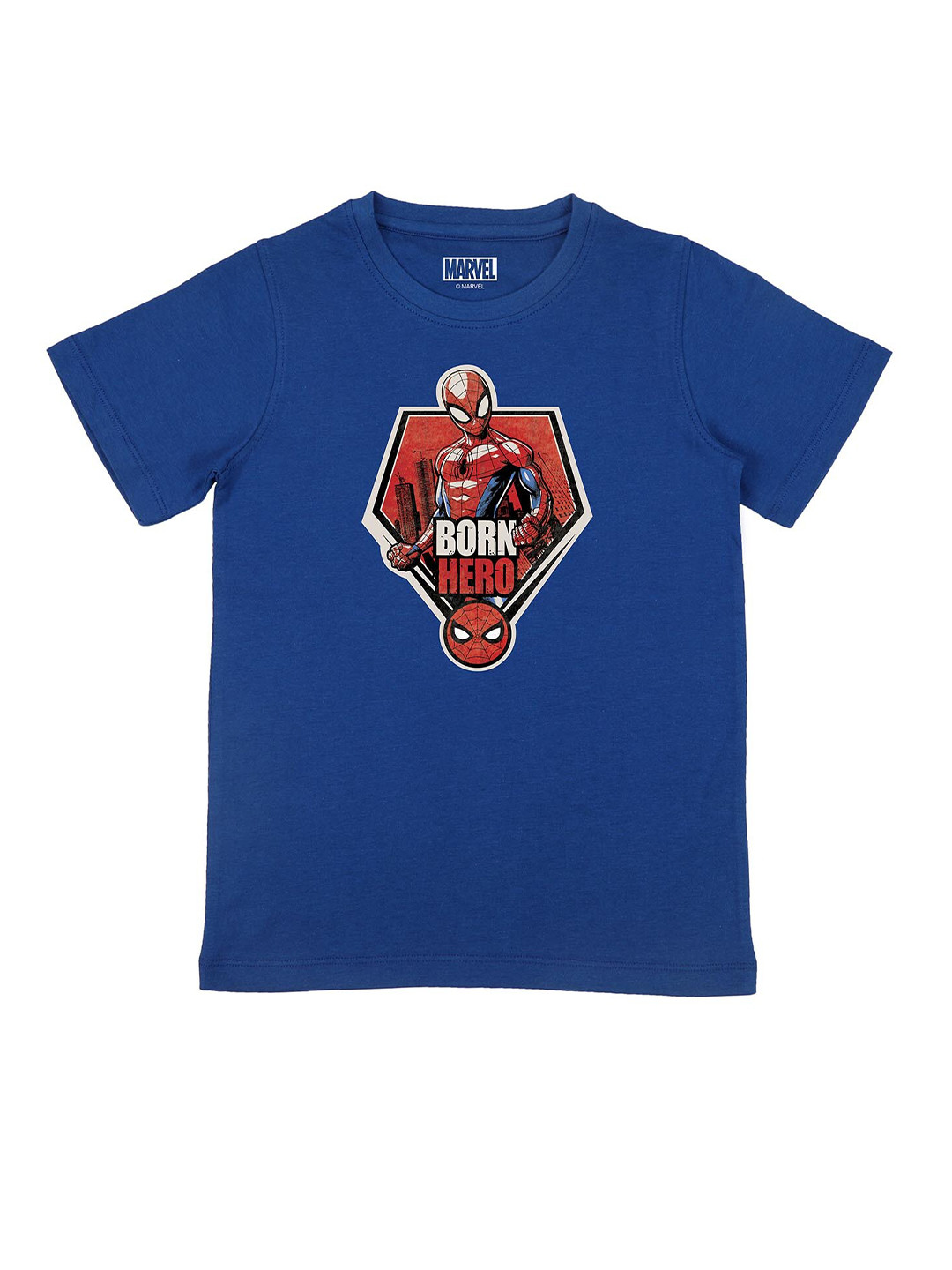 

Marvel by Wear Your Mind Boys Blue Printed T-shirt