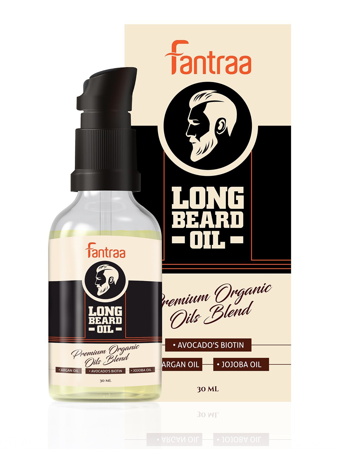 

Fantraa Long Beard Oil 30 ml, Transparent