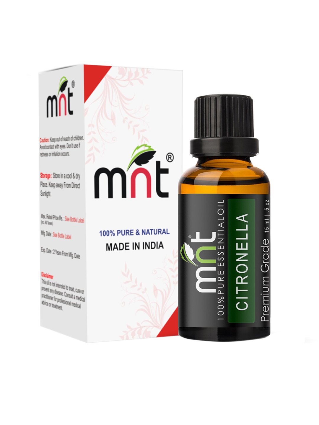 

MNT 15 ml Citronella Essential Oil, Yellow