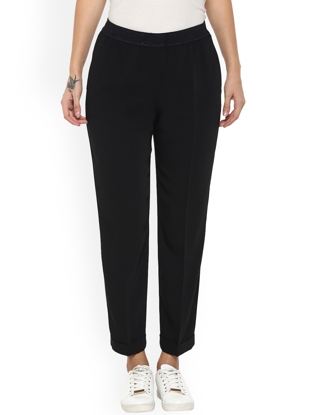 

Ted Baker Women Black Regular Trousers