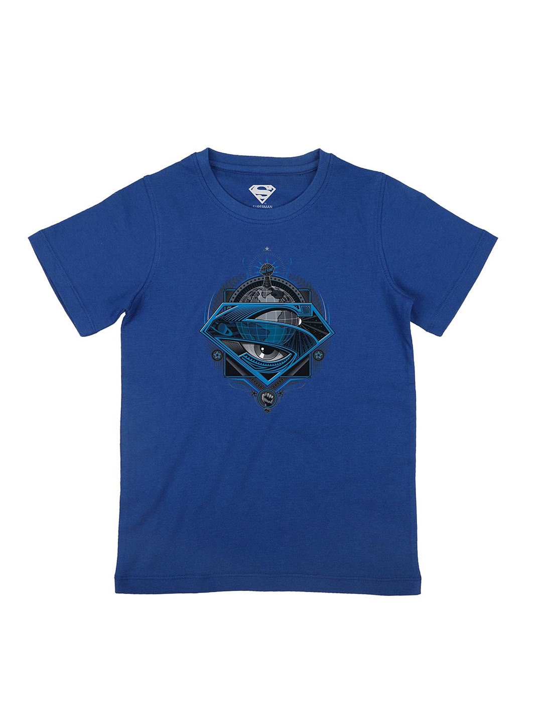 

Superman Boys Blue Graphic Printed T shirt
