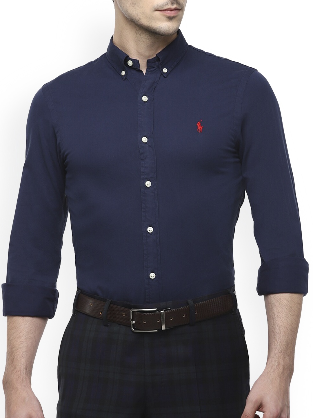 

Polo Ralph Lauren Men Navy Blue Casual Shirt