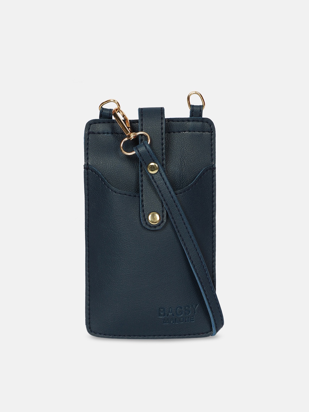 

Bagsy Malone Blue PU Structured Sling Bag