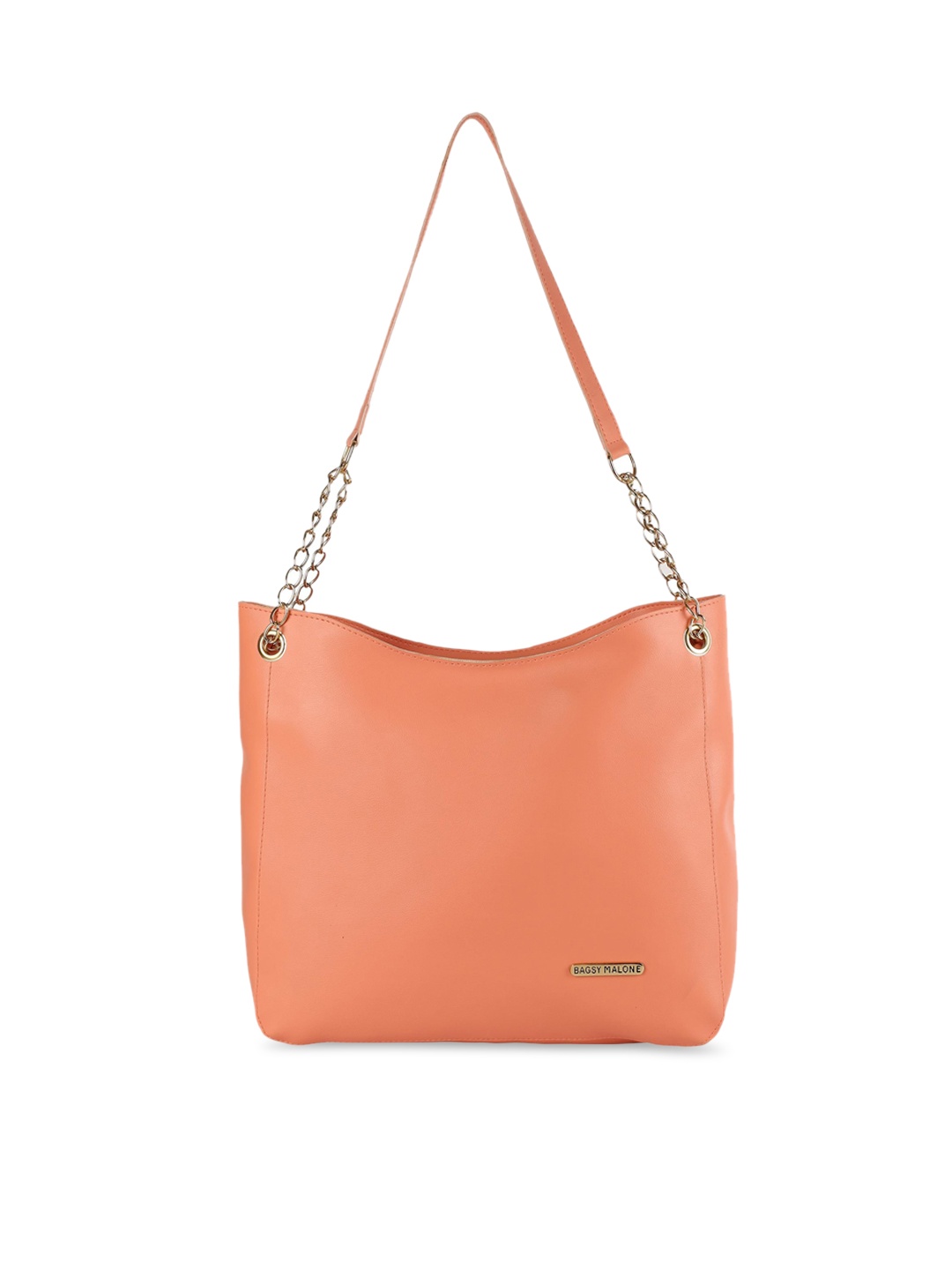 

Bagsy Malone Peach PU Shopper Shoulder Bag
