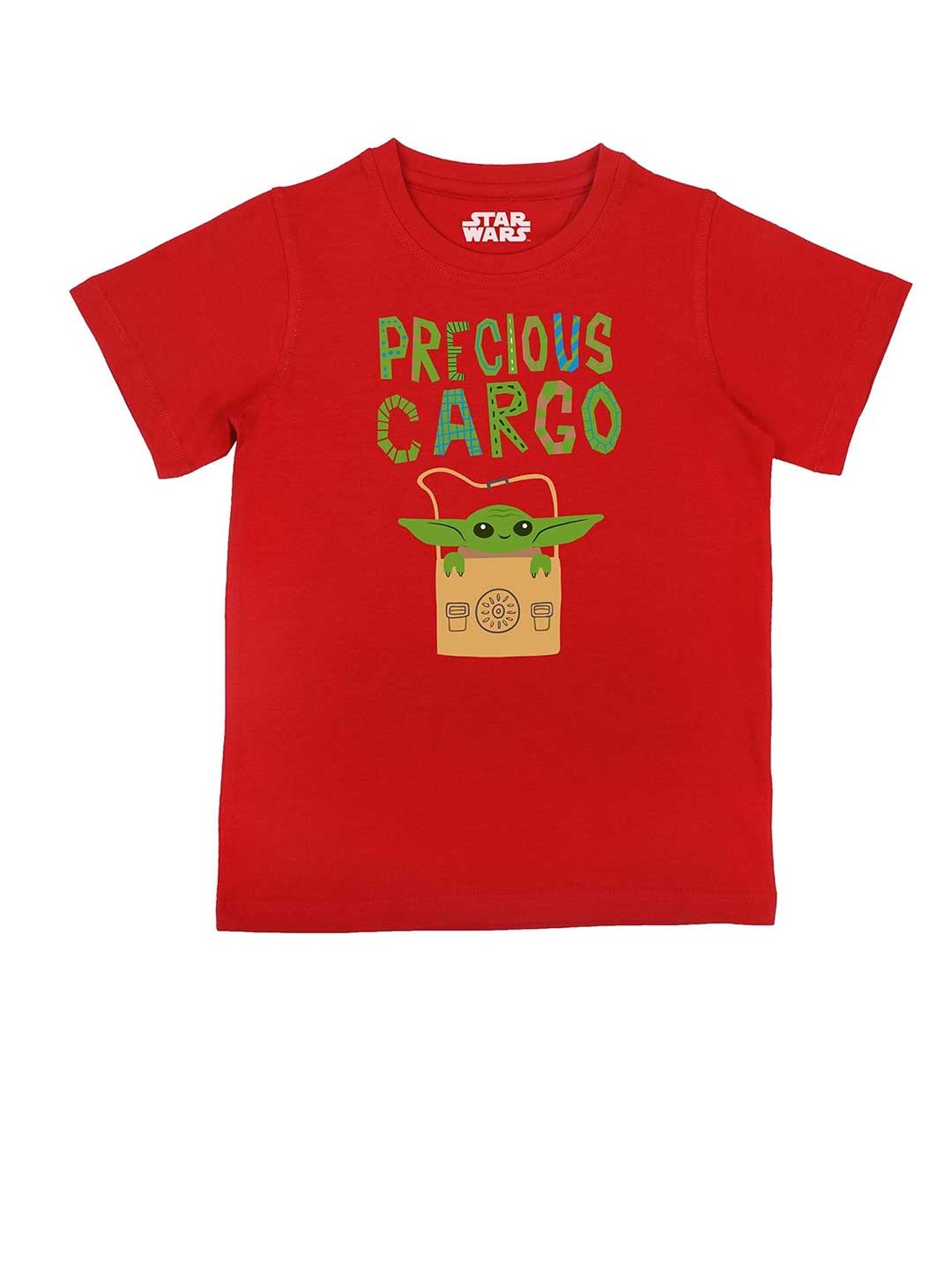 

Star Wars by Wear Your Mind Boys Red Printed Pure Cotton T-shirt