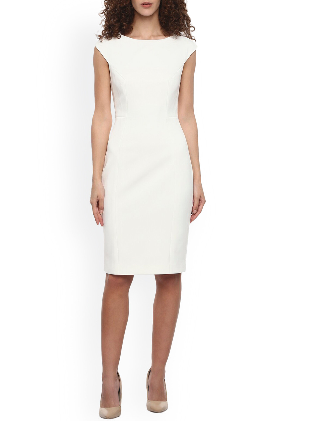 

Ted Baker Cream Bodycon Dress