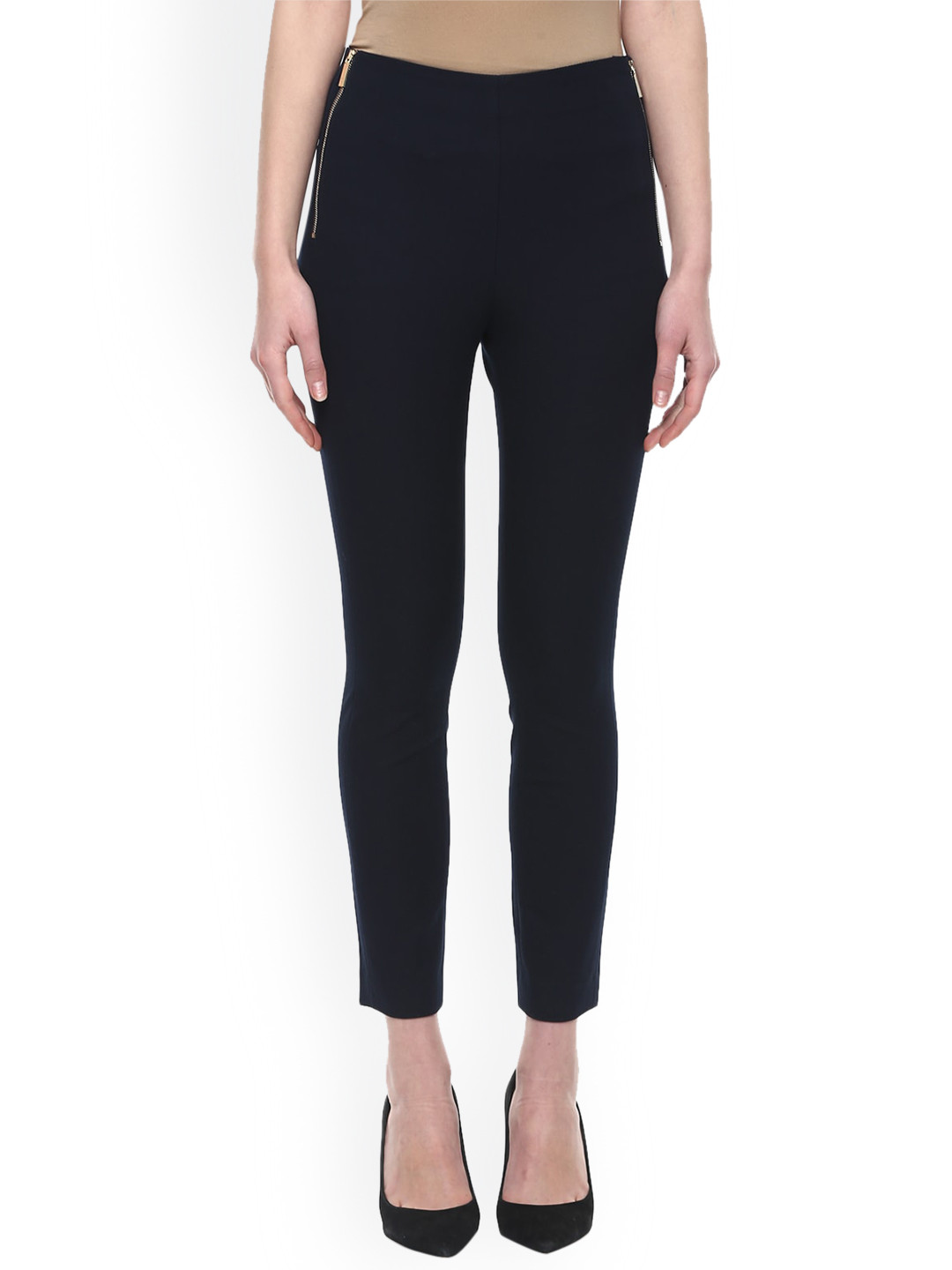 

Ted Baker Women Dark Blue Solid Slim Fit Jeggings