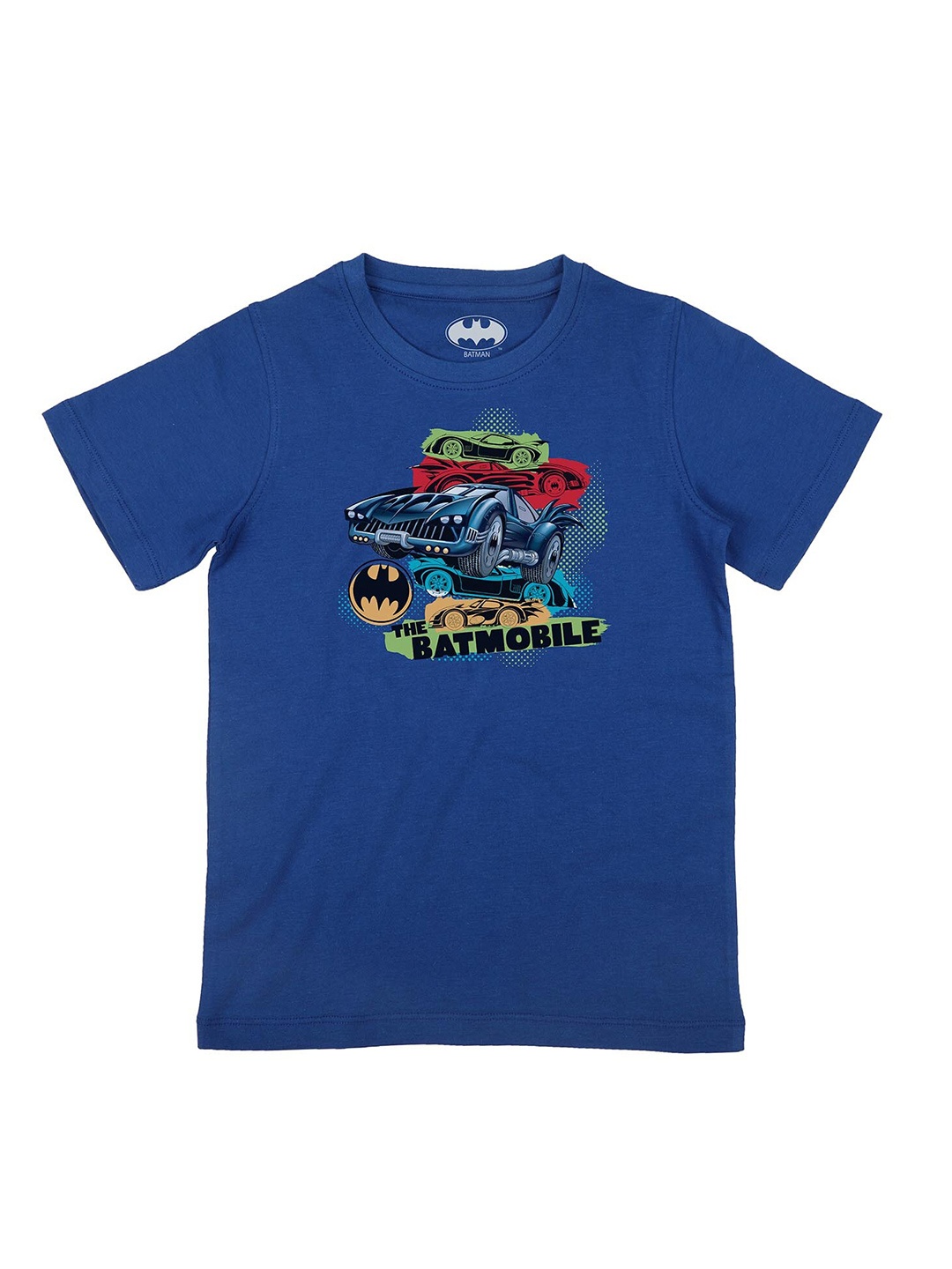 

Batman Boys Blue Printed T-shirt