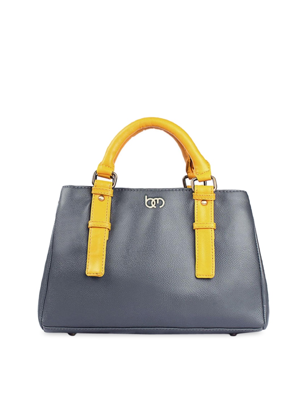 

Bagsy Malone Grey PU Oversized Structured Handheld Bag