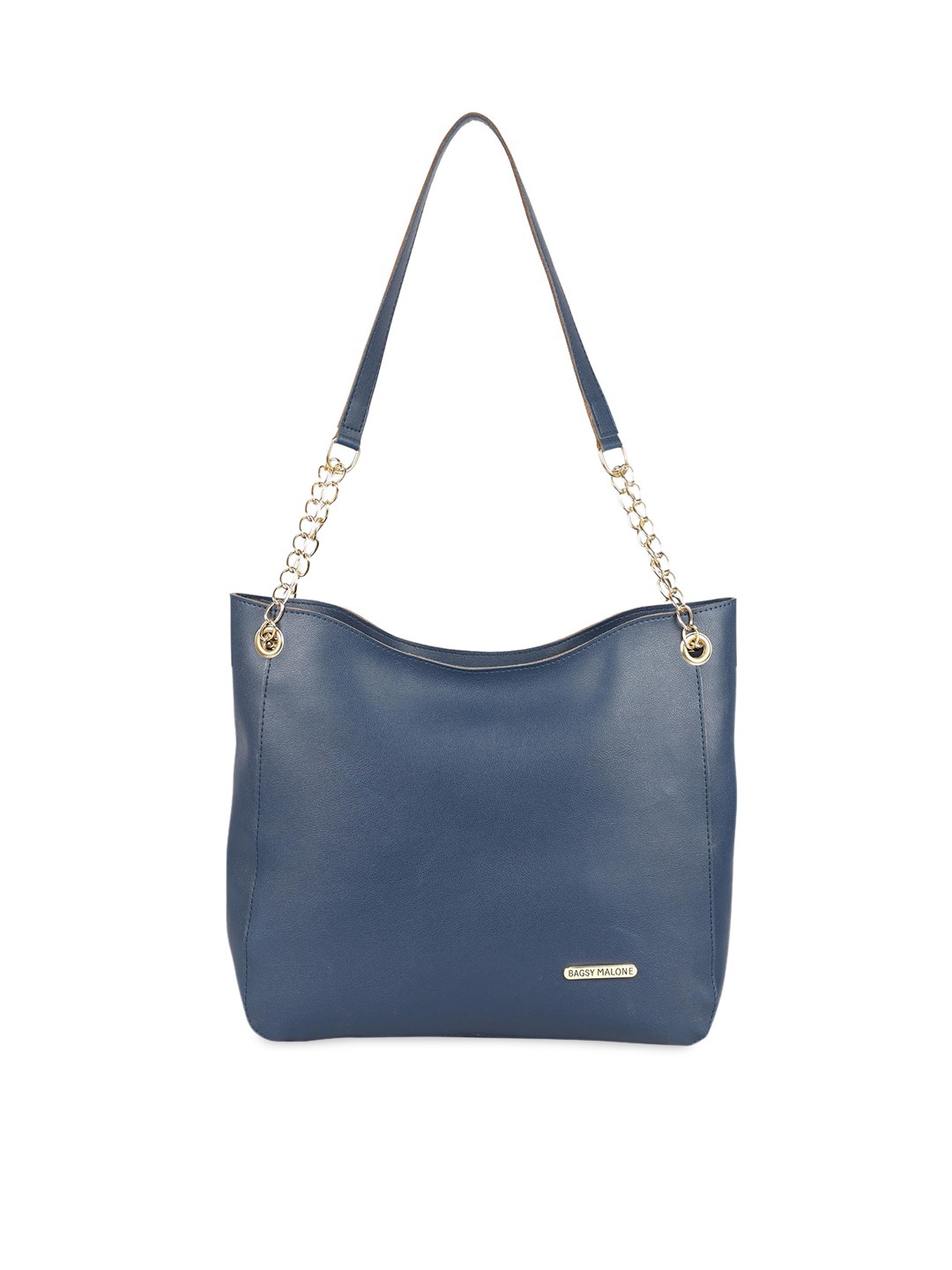 

Bagsy Malone Blue PU Shopper Tote Bag