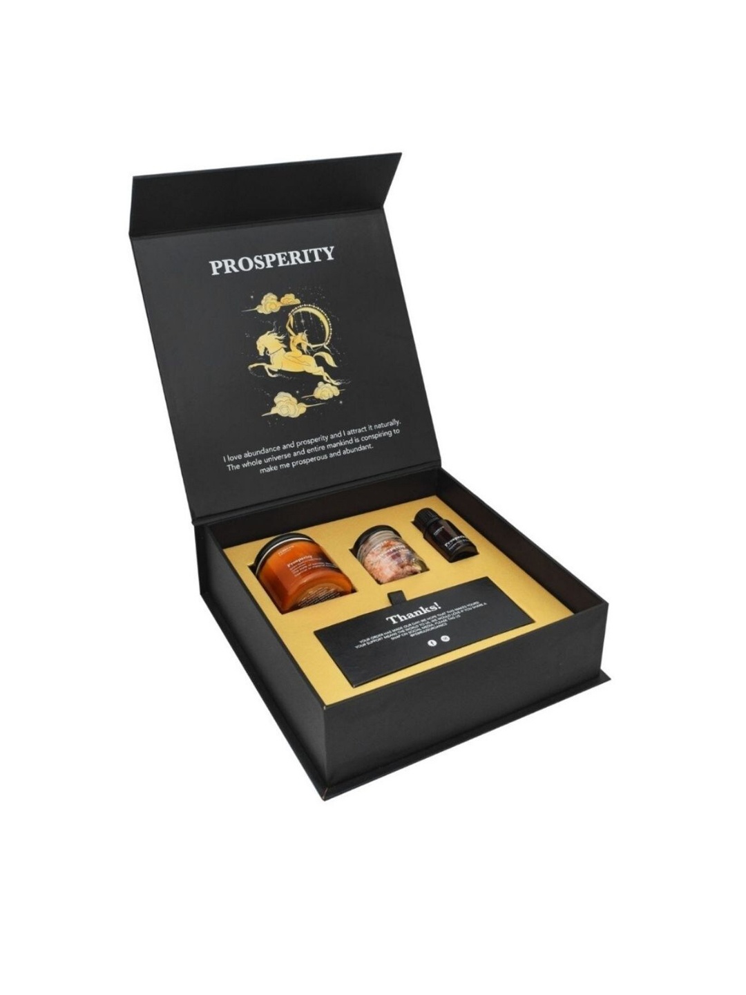 

Februus Organics Aroma Hamper - Prosperity, Black